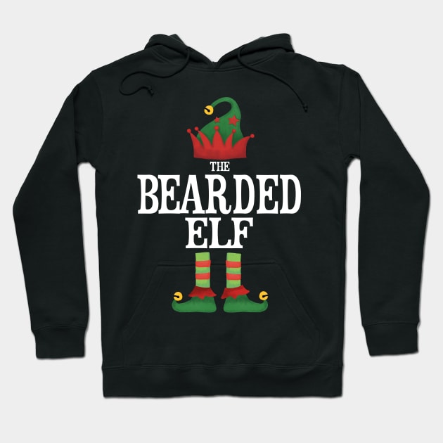 Bearded Elf Matching Family Group Christmas Party Pajamas Hoodie by uglygiftideas